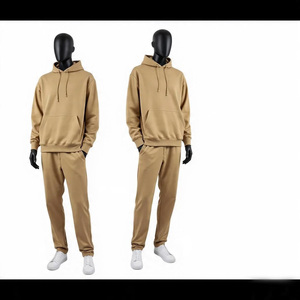 Conjunto Deportivo de Dos Piezas de Alta Calidad con Logotipo Personalizado, Pantalones Deportivos y Sudadera con Capucha de Algodón 100%, Talla Grande - Product Image 5