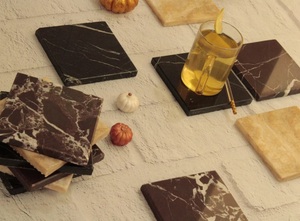 Top Selling Good Quality <b>Marble</b> <b>Coaster</b> For Home Hotel Office Use Item Best Quality Serving Drinks <b>Coaster</b> With Customize Shape - Product Image 6