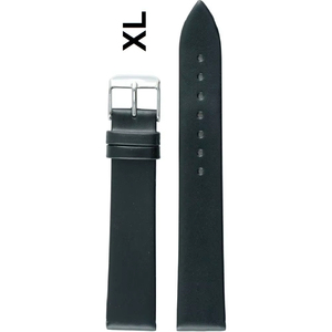 Unisex 702 XL Black Luxury <b>Leather</b> Smartwatch Band Stainless Steel Buckle Soft Adjustable Watch Strap Watch Bands Watch Part - Product Image 1