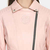 Veste en cuir véritable pour femme, tricotée, respirante, unie, avec logo frontal, écologique, séchage rapide, prix de gros bas