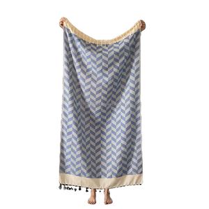 Chevron <b>Turkish</b> Hamam Pestemal <b>Towels</b> Wholesale - 100X180CM 100% Cotton Peshtemal <b>Towel</b> 40x70in - Product Image 1