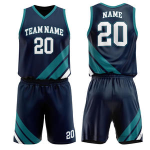 Combinaison de basket-ball unie, séchage rapide, polyester, respirant, sans manches, style court, logo personnalisable - Product Image 3