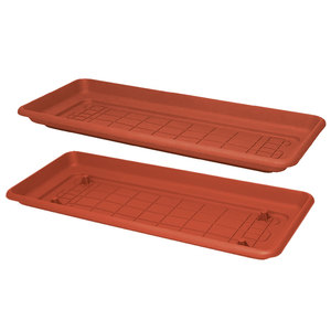 SOTTOVASO PER FIORIERA RETTANGOLARE 'MAXI' 78 x 33 cm - Product Image 1