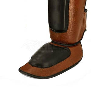 Espinillera de cuero duradero de alta calidad de la mejor venta para entrenamiento de boxeo Logotipo personalizado Nueva llegada - Product Image 6