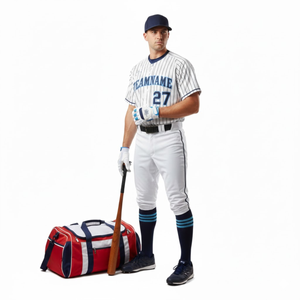 Ensemble d'uniformes de baseball respirants personnalisés, qualité supérieure, maillot et pantalon, tenue de sport, 100% polyester, séchage rapide, baseball/softball - Product Image 1