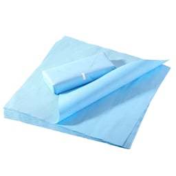 Láminas de Papel Crepé para Esterilización JMU CSR, 15 x 15, Azul, 500 Unidades por Caja - Product Image 1