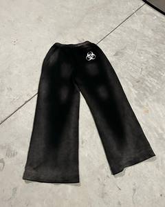 Unisex Custom 100% Nylon Cotton Flare Pants High Quality Heavy Stacked Loose <b>Legs</b> Streetwear Casual Sport Sweatpants Lightweight - Product Image 1