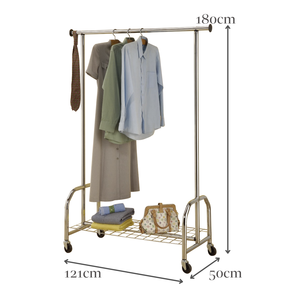 Estante de ropa de uso comercial más vendido para Boutique con ruedas - Product Image 5