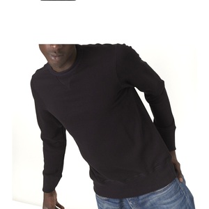 Sudadera de lana de mezcla de algodón Premium unisex, ropa de invierno, hombro caído, cuello redondo, diseña tu propia marca, sudadera sólida - Product Image 1