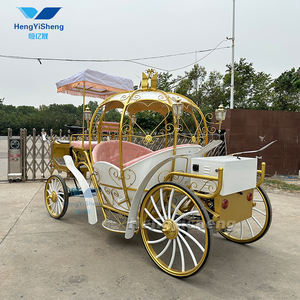 Sightseeing Paard Getrokken Koets Elektrische Assepoester Pompoen Koets Buggy Voor Bruiloft - Product Image 6