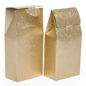Cajas de Dulces de Papel Metálico con Ventana, Reciclables, con Relieve Artístico - Product Image 2