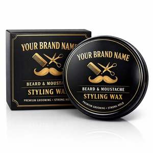 Cera Orgánica para Peinar Barba y Bigote para Hombre, Cera Suavizante, Moldeadora y de Acabado, OEM ODM, Marca Privada Disponible, Venta al por Mayor - Product Image 2
