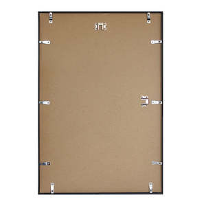 Simple Style Picture <b>Frame</b> Double Sided 42 X 59.4 cm DIN A2 Size <b>Black</b> Plastic Poster <b>Frame</b> Silver MDF PS Metal Custom Available - Product Image 4