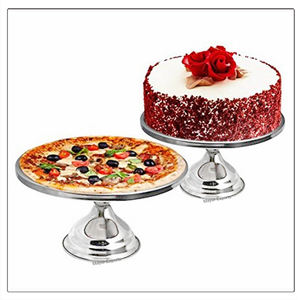 Support à gâteau en acier inoxydable pour hôtel, 33 cm, équipement de cuisine pour fournitures hôtelières, Mayur Exports - Product Image 2