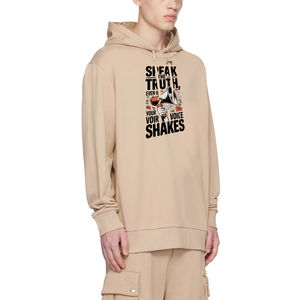 Nueva Sudadera con capucha de color negro personalizada con impresión DTF de alta calidad 100% algodón sudaderas con capucha de invierno Unisex servicio OEM - Product Image 4