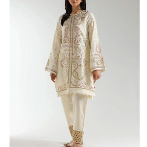 Shalwar Kameez 2026, Elegante Ropa Tradicional Pakistaní, Shalwar Kameez de Algodón de Lujo para Mujer, Personalizado - Product Image 1