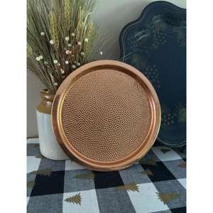 Bandeja de servicio de latón de metal elástico largo duradero con acabado dorado, sirve alimentos para obtener a un precio barato - Product Image 4