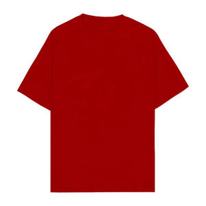 เสื้อยืดลำลองผู้ชายไซส์ใหญ่ สีแดง ปักโลโก้คุณภาพสูง ปรับแต่งได้ น้ำหนัก 220 กรัม ผ้าฝ้ายออร์แกนิค 100% ระบายอากาศได้ดี - Product Image 1