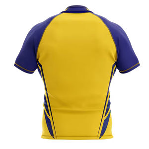 Nuevo diseño personalizado de secado rápido transpirable poliéster Rugby Jersey transferencia de calor al por mayor uniforme de Rugby - Product Image 3