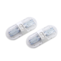 48 LED lampes de lecture universelles pour voiture, camion, dôme intérieur lampe de lecture haute luminosité, lumière de panneau de toit de cabine 12V