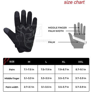 Gants de moto pour hommes sur mesure, logo personnalisé, gants de moto en cuir pour hommes pour l'entraînement - Product Image 6