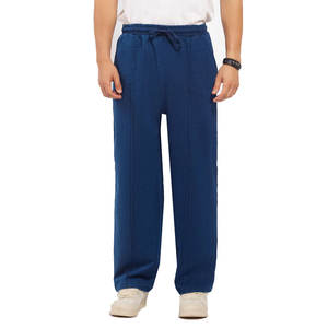 Pantalon de survêtement surdimensionné avec logo personnalisé Pantalon de survêtement uni basique lourd de haute qualité de grande taille - Product Image 6