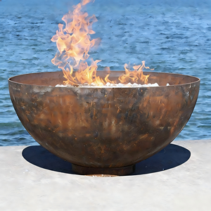 Brasero Moderno de Acero Corten de Primera Calidad para Exteriores, Parrilla para Barbacoa, Estufa Multifunción con Encendido Automático para Calefacción de Jardín y Patio - Product Image 5