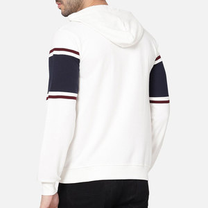Sweat à capuche pour homme en coton 100% avec logo personnalisé, taille et couleur personnalisées, grande taille, fermeture éclair, manches longues, haute qualité, écologique - Product Image 3