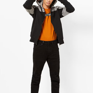 Sudadera con capucha para hombre de calidad superior de mejor estilo de color único Sudadera con capucha para hombre de diseño impreso cliente de secado rápido mezclado algodón básico - Product Image 4