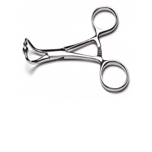 Pinzas para Toallas Peers-Bertram de 14.5 cm |   Pinza para Toallas Quirúrgicas de Acero Inoxidable, Puntas Serradas, Ranuras, Uso en Quirófano, Certificación CE - Product Image 3