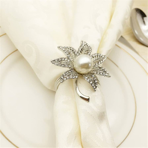 Nuevo Anillo de Servilleta Decorativo de Diseño Moderno, Anillo y Soporte de Servilleta de Metal de Primera Calidad para Decoración de Mesa de Ramadán - Product Image 1