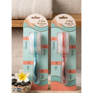 4 in 1 Callus Remover Foot Heel File Pumice Stone Brush & Sander <b>Pedicure</b> <b>Set</b> - Product Image 2