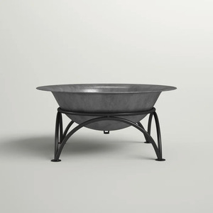 Foyer rond de meilleure qualité avec support pour jardin Feu de camp antique élégant avec support pour le réchauffement extérieur - Product Image 5