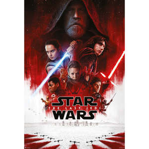 Juego de 3 Pósters de Papel con Marco Negro de Star Wars Episodios VII, VIII e IX, Estilo Moderno, para Decoración de Pared - Product Image 3