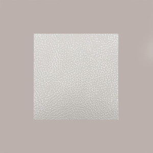 Caja transparente autoajustable de 20 piezas, 12x12 cm, parte inferior elevada de cuero blanco para contenedor de joyería - Product Image 1