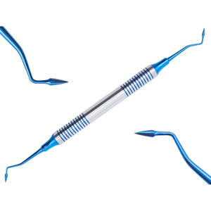 Juego de instrumentos de llenado de amalgama dental Carver de doble extremo, moldeador compuesto, tallador, pulidor y enchufador - Product Image 1