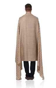 Men Winter Traditional <b>Wool</b> Shawl Soft Warm Breathable Elegant Solid Color <b>Wrap</b> 300g - Product Image 4