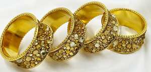 Ronds de serviette, ronds de serviette en rotin, ronds de serviette en osier, décor de table - Product Image 5