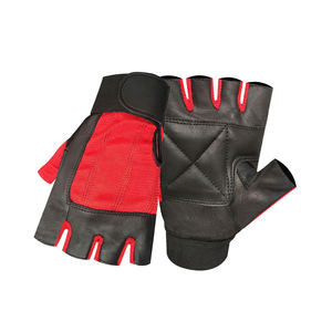 Gants de gymnastique d'haltérophilie d'entraînement de sport avec logo personnalisé Gants de gymnastique en cuir d'entraînement croisé avec demi-doigt - Product Image 2