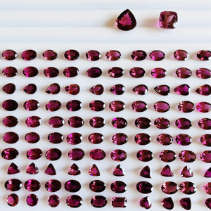 หินอัญมณีธรรมชาติ Rubellite หลวมได้รับการรับรองคุณภาพยอดเยี่ยมเครื่องประดับที่ได้รับการรับรองคุณภาพ AAA - Product Image 1