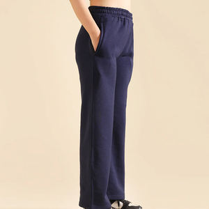 Pantalones de Forro Polar de Alta Calidad para Mujer, Corte Regular, Estilo Urbano, Invierno, Casual, Tela de Primera Calidad, 2025 - Product Image 3