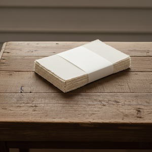 Papier vintage en coton égyptien A6 en gros, 300 g/m², bord festonné, feuilles texturées, pour le dessin, l'esquisse, OEM FBA - Product Image 5