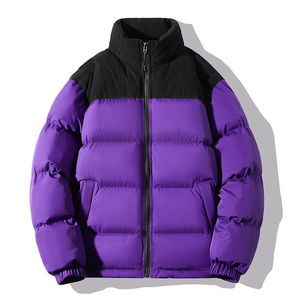 Custom <b>Men's</b> Winter Puffer <b>Jacket</b> Stand Collar <b>Long</b> Sleeve Custom Breathable Outdoor <b>Jackets</b> Manufacturer - Product Image 6