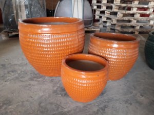 [Leo Nguyen Le] - Vente en gros de pots à succulentes pour la décoration intérieure, petits pots à fleurs d'intérieur, jardinières en céramique émaillée pour plantes d'intérieur - Product Image 4