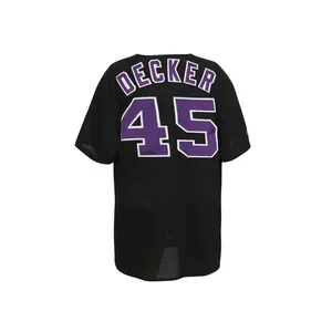 Conjunto de Jersey de Béisbol Juvenil de sublimación personalizada de alta calidad, ropa deportiva transpirable de diseño profesional de talla grande disponible - Product Image 3