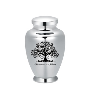 โกศสเตนเลสสตีลสำหรับขี้เถ้าของมนุษย์สำหรับตกแต่งงานศพของผู้หญิงผู้ชายโกศสำหรับเก็บขี้เถ้ากำหนดขนาดได้เอง - Product Image 1