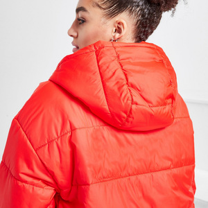 Nouvellement fait entièrement personnalisé tricoté doudoune femmes respirant à capuche hiver 100% Polyester OEM Service - Product Image 6