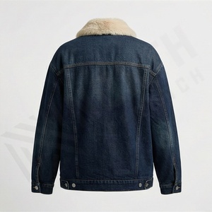 Veste en jean décontractée pour femmes, manches longues, respirante, chaude, élégante, rembourrage en coton, design d'automne, veste en jean, vêtements d'extérieur, couleur personnalisée - Product Image 2