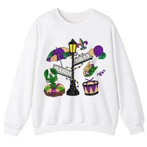 Sweat-shirt Mardi Gras à paillettes de qualité supérieure Pull en coton pour femmes à la mode Vêtements de festival fabriqués en Inde - Product Image 1