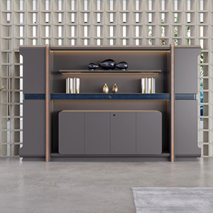Futuristic Style MDF Filing Cabinet LED Display <b>Smart</b> Electronic <b>Lock</b> Storage Cupboard For Home Office School Workshop - Product Image 4